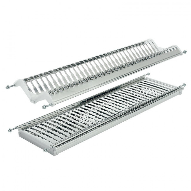 ESCURREPLATOS-VASOS INOXMATIC. ACERO INOXIDABLE AISI 304. BANDEJA RECOGEAGUA. INOX BRILLO - TECNOINOX