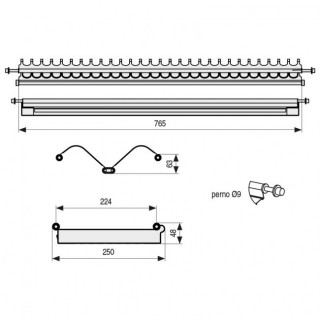 ESCURREPLATOS/VASOS ECO EIRE M800 INOXIDABLE INOXIDABLE 201 2