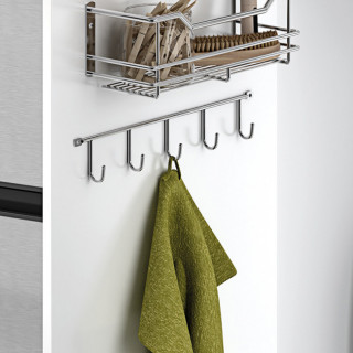 COLGADOR LATERAL CLASSIC. ACERO. CROMADO - MENAGE CONFORT 2