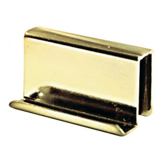 TIRADOR PARA PUERTA DE CRISTAL PARA IMÁN METÁLICO LATONADO CON FIELTRO