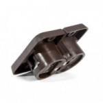 BISAGRA INVISIBLE KIRMA MARRON PARA MESA PARA TAPAS DE ESPESOR 17/18mm. BISAGRA INVISIBLE KIRMA MARRON PARA MESA PARA TAPAS DE ESPESOR 17/18mm.