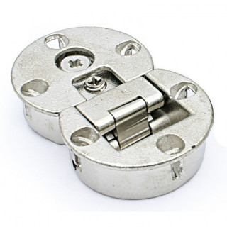 BISAGRA PARA PUERTA ABATIBLE EMBUTIR 35 MM ZAMAK NIQUELADO SINGER