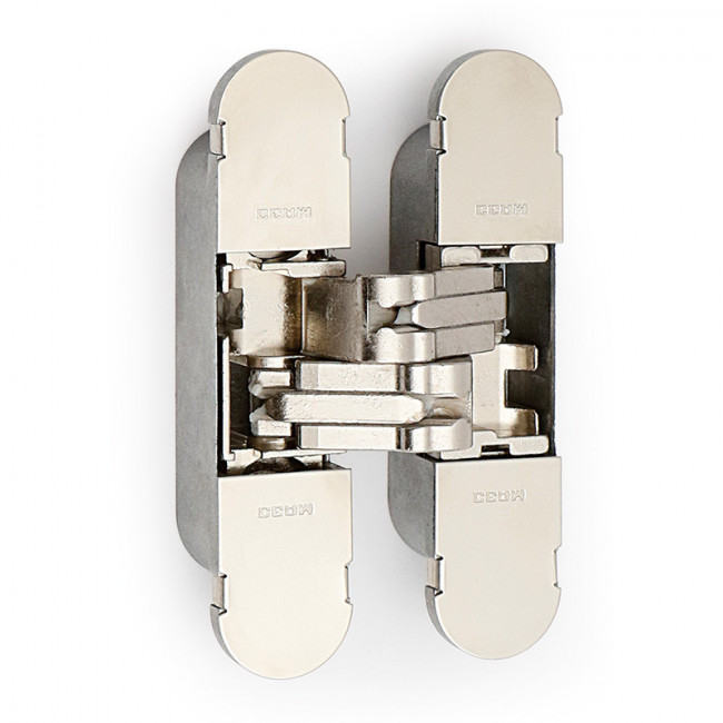 BISAGRA INVISIBLE 1129 100x22 NIQUEL  REGULAC.3D. 25Kg/2BIS. 35Kg/3BIS.