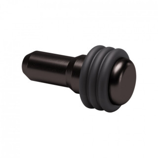 SOPORTE PARA ESTANTE. ACERO-GOMA. NEGRO. LONGITUD 18MM. TALADRO DIÁMETRO 5MM MM - ITALIANA FERRAMENTA