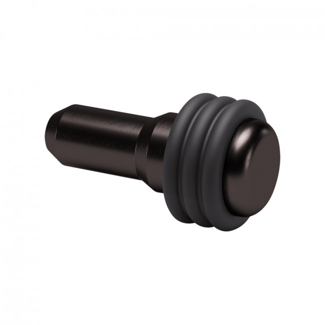 SOPORTE PARA ESTANTE. ACERO-GOMA. NEGRO. LONGITUD 18MM. TALADRO DIÁMETRO 5MM MM - ITALIANA FERRAMENTA