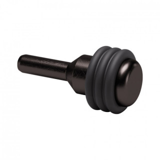 SOPORTE ESTANTE CON GOMA OR. ACERO-GOMA. NEGRO. DIÁMETRO 3MM - ITALIANA FERRAMENTA