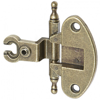 BISAGRA DE ESTILO CON REMATE REGULABLE ORO VIEJO - ZAMAK