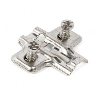 BASE DE BISAGRA PUMA CLIP CAM H0 CON TORNILLO EURO Y MONTAJE DIRECTO NI
