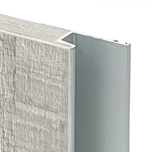 PERFIL TIRADOR ALUMINIO CALAS 50A 2,60 PLATA MATE