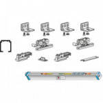 KIT ECLETTICA AMORTIGUADO PUERTA 2M 80KG C/PERFIL 2M. PARA 1 PUERTA. KIT ECLETTICA AMORTIGUADO PUERTA 2M 80KG C/PERFIL 2M. PARA 1 PUERTA.