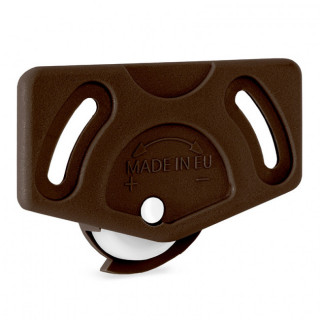 PATIN INFERIOR MARRON PARA PUERTA CORREDERA. MODELO RUMOR. CARGA MAX. 12-15Kgs/PUERTA