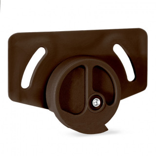 PATIN INFERIOR MARRON PARA PUERTA CORREDERA. MODELO RUMOR. CARGA MAX. 12-15Kgs/PUERTA 2