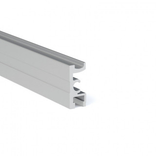 GUIA ALUMINIO PLATA LIVING BASE OUT 3M.