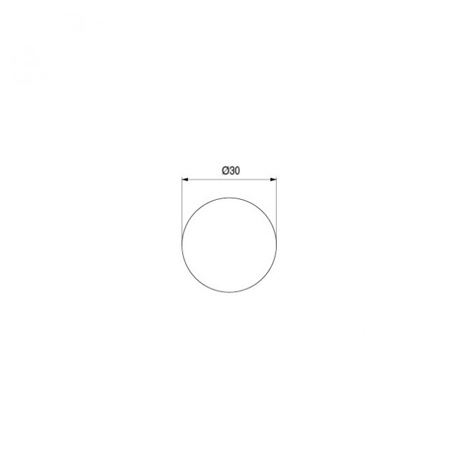 TAPON ADHESIVO BLANCO 30MM.