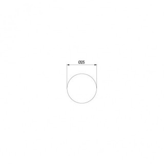 TAPON ADHESIVO BLANCO 25MM. 2