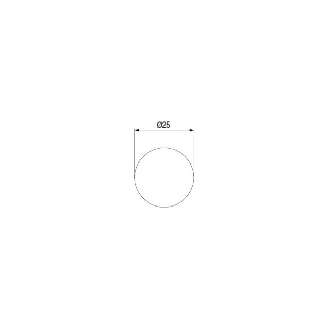 TAPON ADHESIVO BLANCO 25MM. TAPON ADHESIVO BLANCO 25MM.