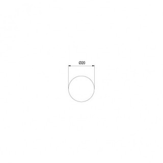 TAPON ADHESIVO CROMO 20MM.- 2
