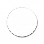 TAPÓN ADHESIVO. BLANCO LISO. ADHESIVA. DIÁMETRO 20MM. PARA TALADROS