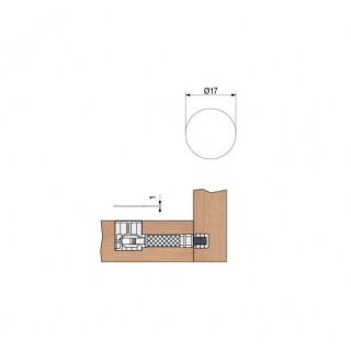 TAPON ADHESIVO BLANCO 20MM. 2