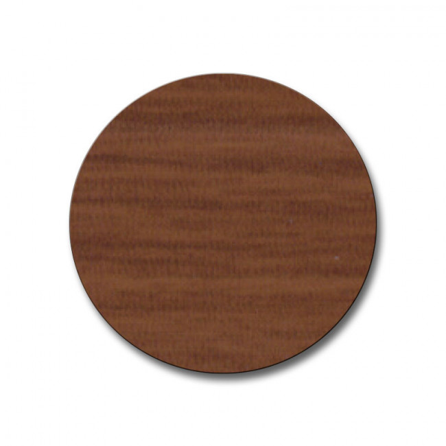 TAPA EMBELLECEDORA ADHESIVA MEGA20. CEREZO. CAJA DE 600 UNIDADES. DIÁMETRO 20MM. PARA TALADROS. PIEZAS ENRASADAS