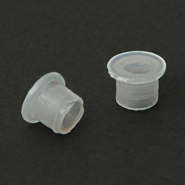 CASQUILLO PROTECTOR. PLÁSTICO. INSERCIÓN A PRESIÓN. BLANCO