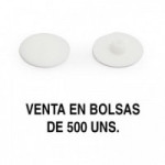 TAPA EMBUTIR INTRO 5. PLÁSTICO. BLANCO