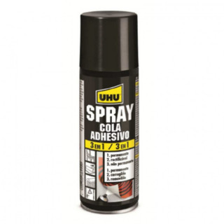 ADHESIVO SPRAY AEROSOL UHU 500ml.