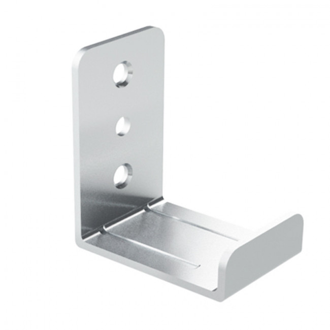 SOPORTE LARGUERO CAMA NEPAL 50. HIERRO. ZINCADO. FORMA J. LARGUEROS HASTA 50 MM - Q&Q