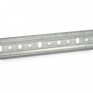 PLACA COLGADOR MUEBLE COCINA. ACERO. GALVANIZADO. LONGITUD 2000MM. PARA COLGADORES OMEGA Y LOGO. ALTURA 48MM