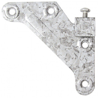 COLGADOR ESCUADRA CON TORNILLO IZQUIERDO. ACERO GALVANIZADO