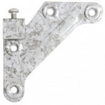 COLGADOR ESCUADRA CON TORNILLO DERECHO GALVANIZADO