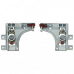 COLGADOR OCULTO REGULABLE LIBRA ALTURA 6MM. SISTEMA ANTIDESCOLGAMIENTO. REGULACIÓN VERTICAL E HORIZONTAL. ACERO ZINCADO