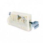 COLGADOR ARMARIO 806 IZQUIERDA. ABS + HIERRO. BLANCO ZINCADO. CAPACIDAD DE CARGA 50 KG