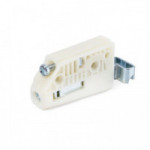 COLGADOR ARMARIO 806 IZQUIERDA. ABS + HIERRO. BLANCO ZINCADO. CAPACIDAD DE CARGA 50 KG