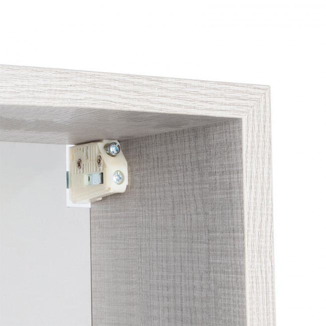 COLGADOR ARMARIO 806 LOGO IZQUIERDA NYLON BLANCO Capacidad carga 50kgs.