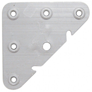 ESCUADRA COLGADOR 304/000. ACERO. GALVANIZADO. 6 TALADROS. ALTURA 69MM