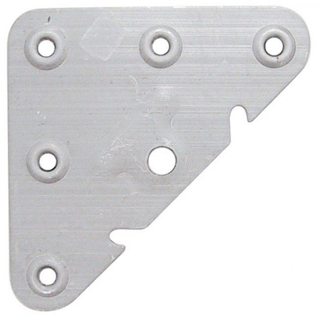 ESCUADRA COLGADOR 304/000. ACERO. GALVANIZADO. 6 TALADROS. ALTURA 69MM