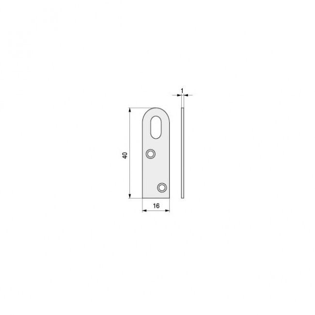 COLGADOR Nq Nº1/40mm.