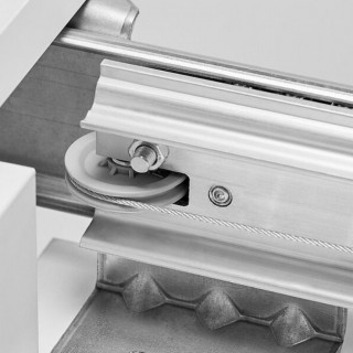 GUIA MESA EXTENSIBLE KOMBI 47 H56 720mm BIDI CON FRENO 2 TABLEROS X 500mm. 90 KGS. 2