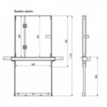 GUIA BASTIDOR ALA FRONTSLIDE CON VOLTEADOR PARA 1 ALA DE LA MESA. GUIA BASTIDOR ALA FRONTSLIDE CON VOLTEADOR PARA 1 ALA DE LA MESA.