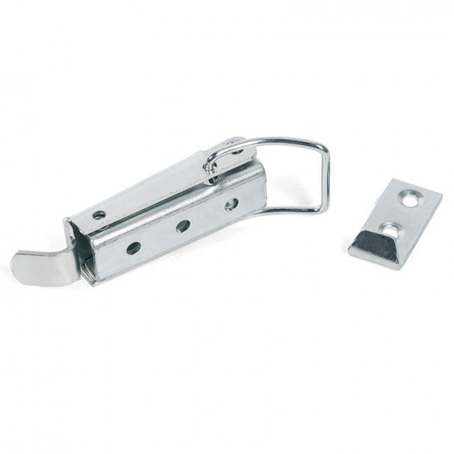 CIERRE CANGREJO PARA MESA. MODELO CICA XL. MEDIDA 75X23 MM. ZINCADO. CON PLACA ENGANCHE INCLUIDA.