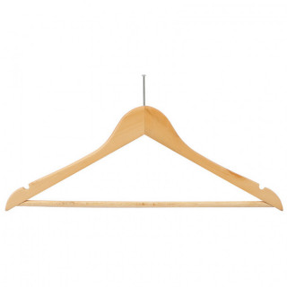 PERCHA MADERA LOTO 45CMS BARNIZADA PARA ANILLA ANTIRROBO.