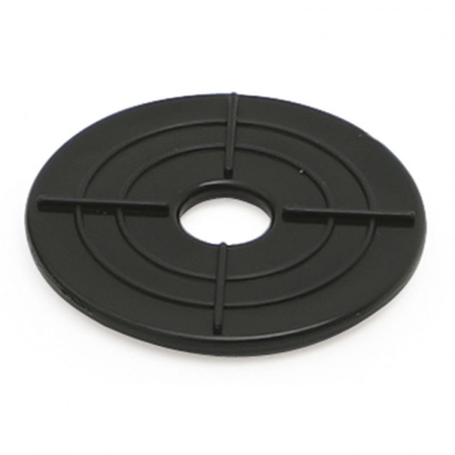 ARANDELA DE PLÁSTICO TINA. PARA PATAS DE SOFÁ. TAPIZADOS Y CAMAS. DIÁMETRO EXTERIOR 47MM. ORIFICIO CENTRAL PASANTE - Q&Q