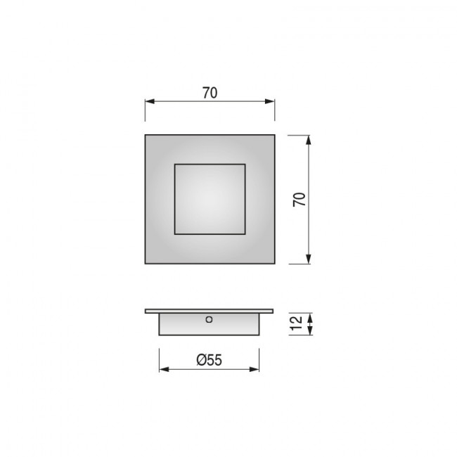 TIRADOR UÑERO PUERTA CORREDERA c70mm INOXIDABLE D Int 53mm TIRADOR UÑERO PUERTA CORREDERA c70mm INOXIDABLE D Int 53mm