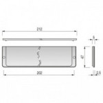 TAPA TRASERA P/TIRADOR EMBUTIR NEST NI.CEP TAPA TRASERA P/TIRADOR EMBUTIR NEST NI.CEP