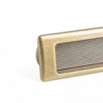 TIRADOR EMBUTIR ZMK CASTO RECT 90x30 ANTICA FIRENZE P/POSICION HORIZONTAL/VERTICAL.