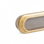 TIRADOR EMBUTIR ZMK CASTO OVALADO 90x30 ANTICA FIRENZE P/POSICION HORIZONTAL/VERTICAL.