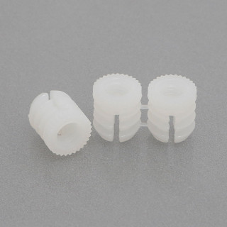 TUERCA NYLON EXPANSIBLE EN TIRAS M6 D10-12 TIRAS DE 12PZS. PARA TALADRO DE 10MM.- 2
