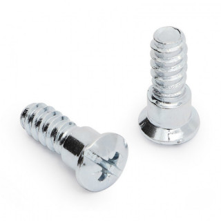 TORNILLO DE CAZOLETA. ACERO. ZINCADO. CABEZA OVAL CON HOMBRO. 2 POZI/SLOT. M6