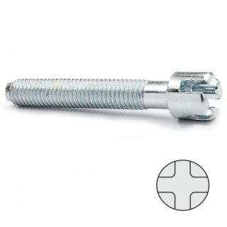 TORNILLO CABEZA DE TORRE. ZINCADO. M8. LONGITUD 60MM